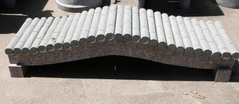 Granite Bamboo Bench
