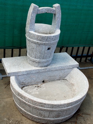 Granite Bucket Fountain