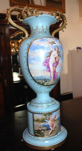 Porcelain Light Blue Vase